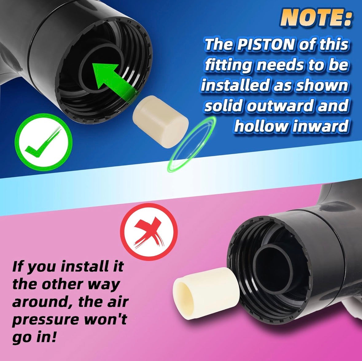 Tim n Timy Non-Electric, Easy To Use, Air Plunger To Unblock Drains